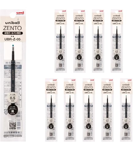 Amazon.co.jp: 三菱鉛筆 水性ボールペン ユニボール ZENTO 替芯 0.5mm